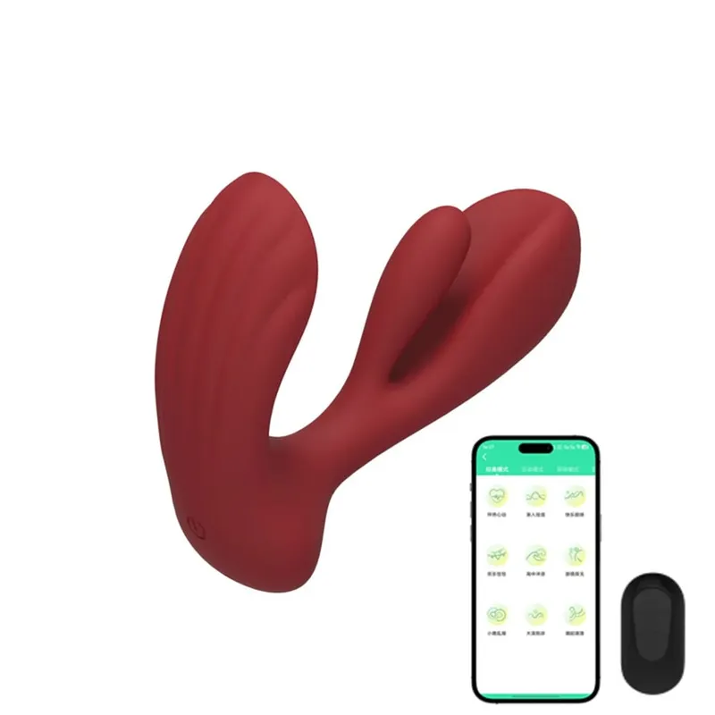 Vibrator G Spot לביש לנשים APP שלט רחוק 10 רטט 3 מצבי סיבוב גירוי דגדגן צעצוע מין נשי אורגזמה