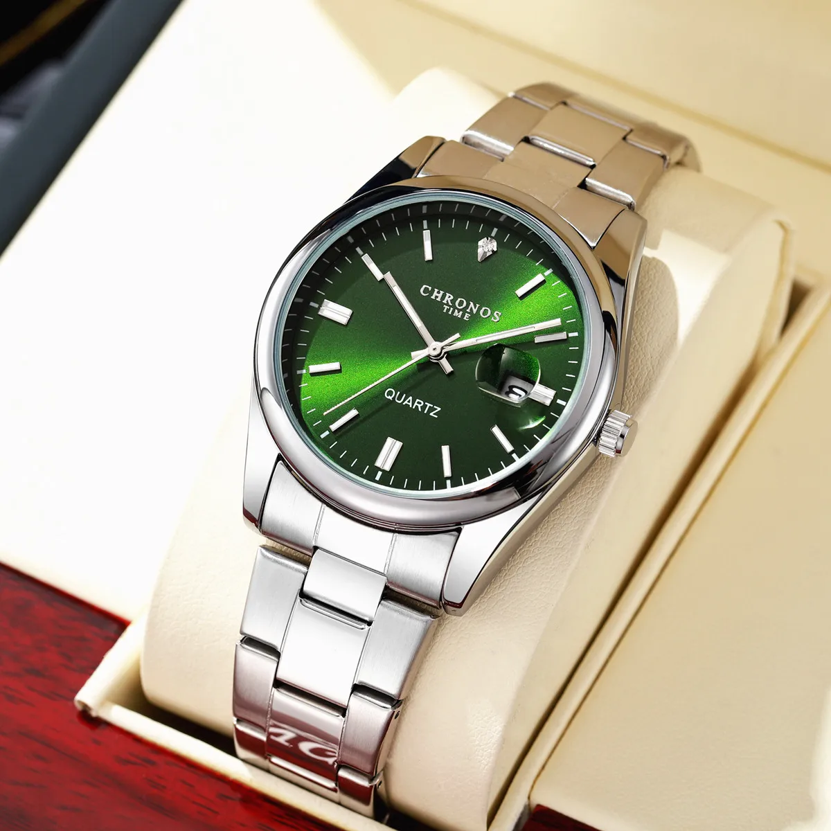 Top Brand Luxury Man Wristwatch Waterproof Luminous Date Men Watches Stainless Steel Quartz Men's Watch Male reloj
