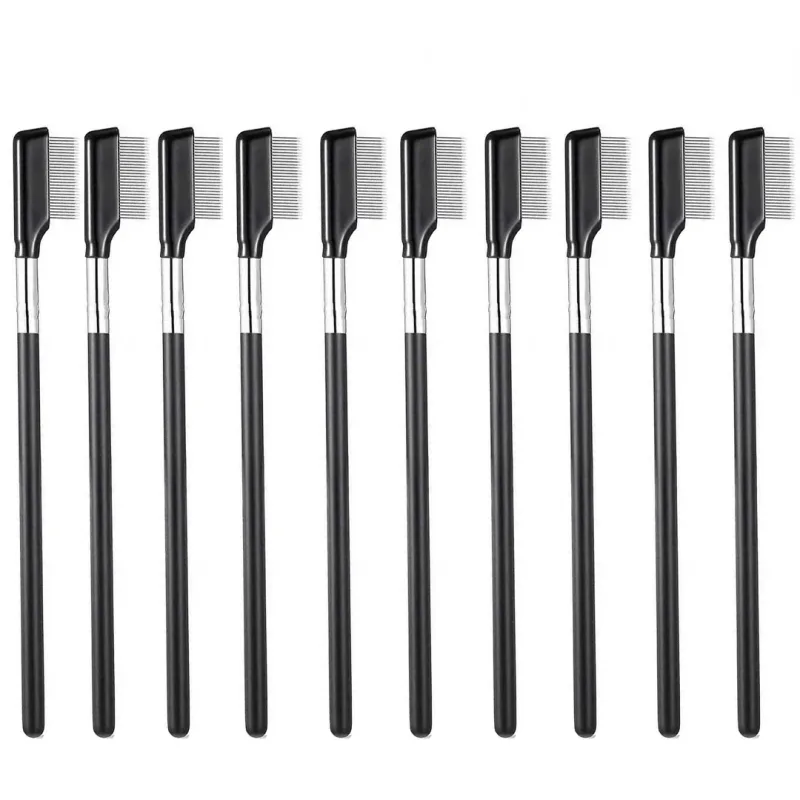 1pc Eye Brow Makeup Brush stainless steel Eyelash Comb Make Up Brushes Lashes 2 sides Grooming Beauty Cosmetic Tools multiple — image 11