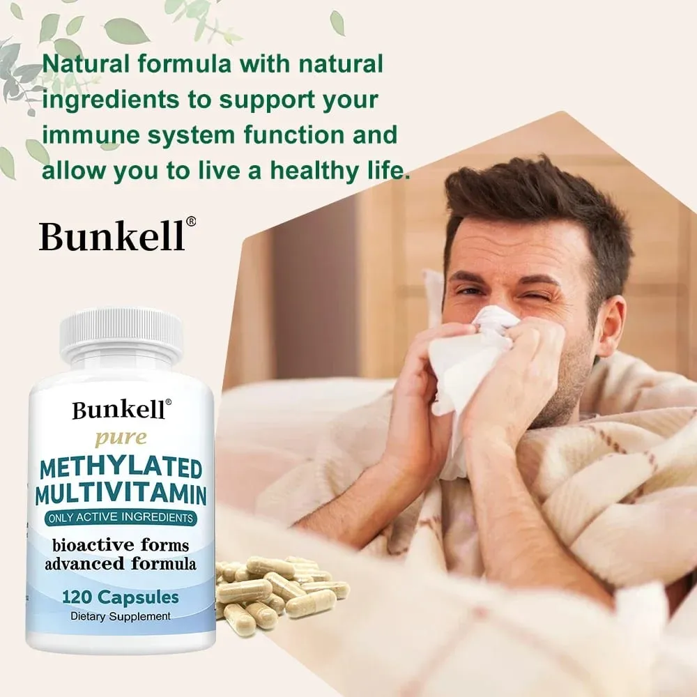 High-potency Methylated Multivitamin Supplement with Vitamins C D B12 To Support Energy and Focus and Maintain Heart Health — image 3