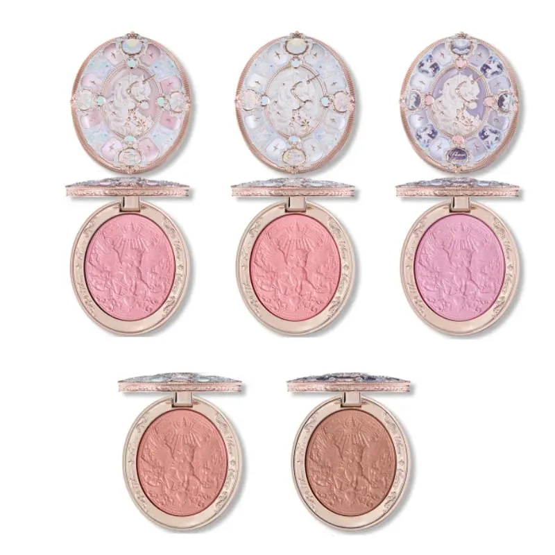 Flower Knows Knight Unicorn Makeup Gift Set Lipstick Blush Cloud Setting Powder Starlight Eyeshadow Cosmetics Kit Gift Box — image 5