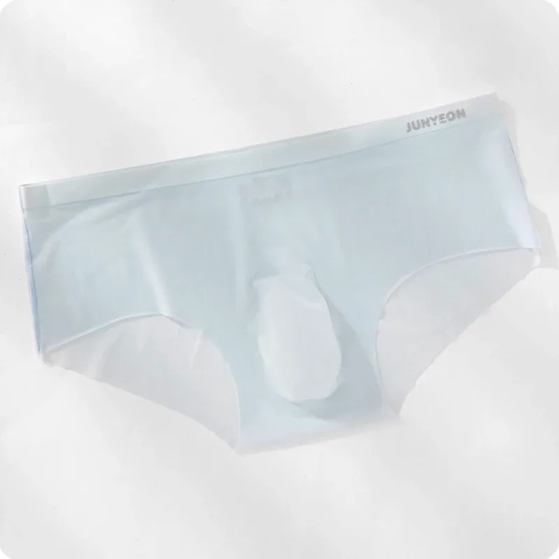 Sexy Men Briefs Undies Summer Seamless 3D Pouch Panties Ultra-thin And Light Breathable Underwear Quick Drying Underpants Slip — image 27