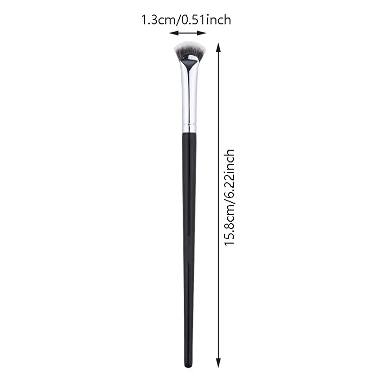 [Y] 1 Pc Waaiervormige Wimper Borstel Zacht Geen Verlies Schoonheid Wimper Make-Up Kwasten Mascara Markeerstift Poeder smudge Tool