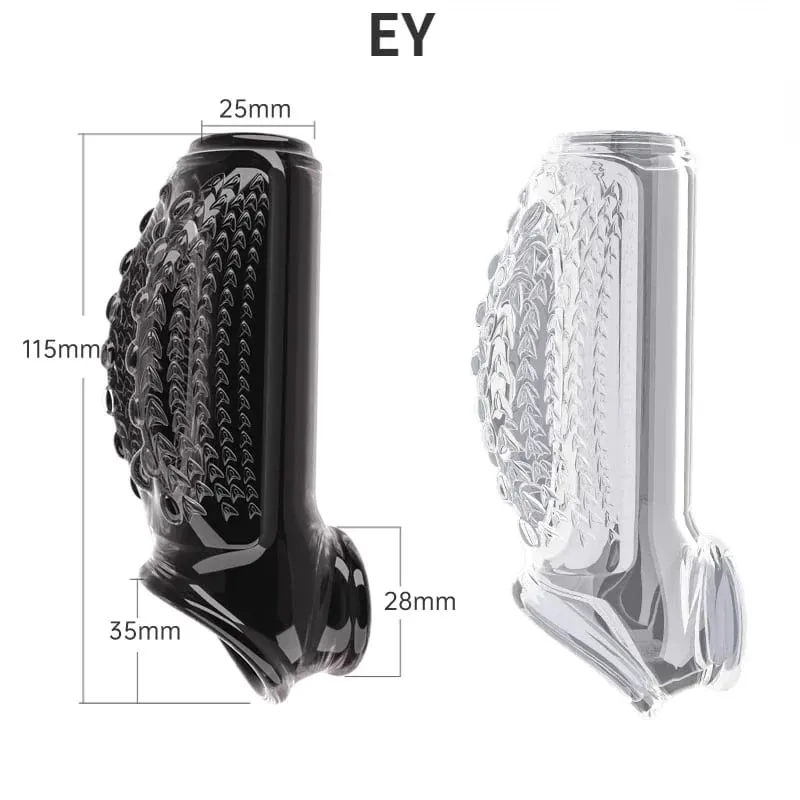 Penis Enlargement Sleeve Thickened Cock Ring Penis Extended Delay Time Sex Toys Lock Semen Adult Sex Products Penis Extension