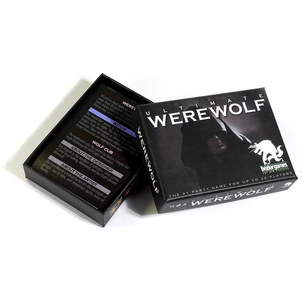 Ultimate Werewolf Revised Edition Card Game 14 Unique Roles On 34 Role Cards Διατηρεί τα παιχνίδια φρέσκα και συναρπαστικό παιχνίδι Werewolf Party — image 3