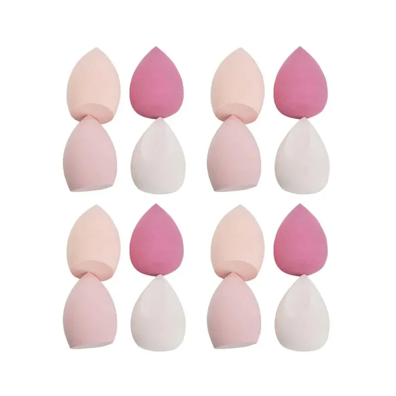 4/8/16 τμχ Σετ καλλυντικών σφολιάτας Beauty Egg Wet and Dry Dual-use Egg Makeup Foundation Sponge Air Cushion Puff Soft Makeup Tools