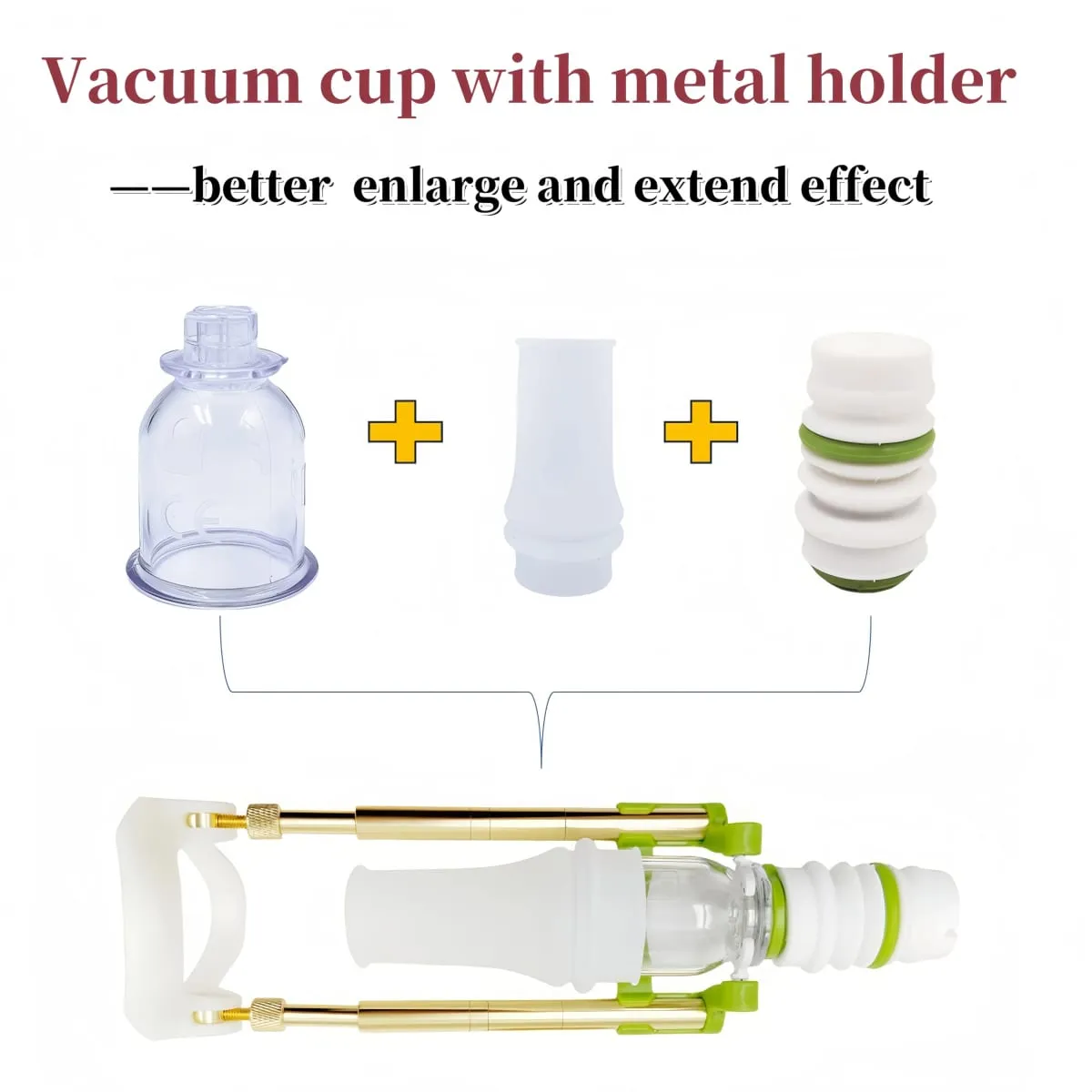 Newest Bellswin Male penis enlargement system better Vacuum cup design with adjustable metal holder to be a bigger man — image 4