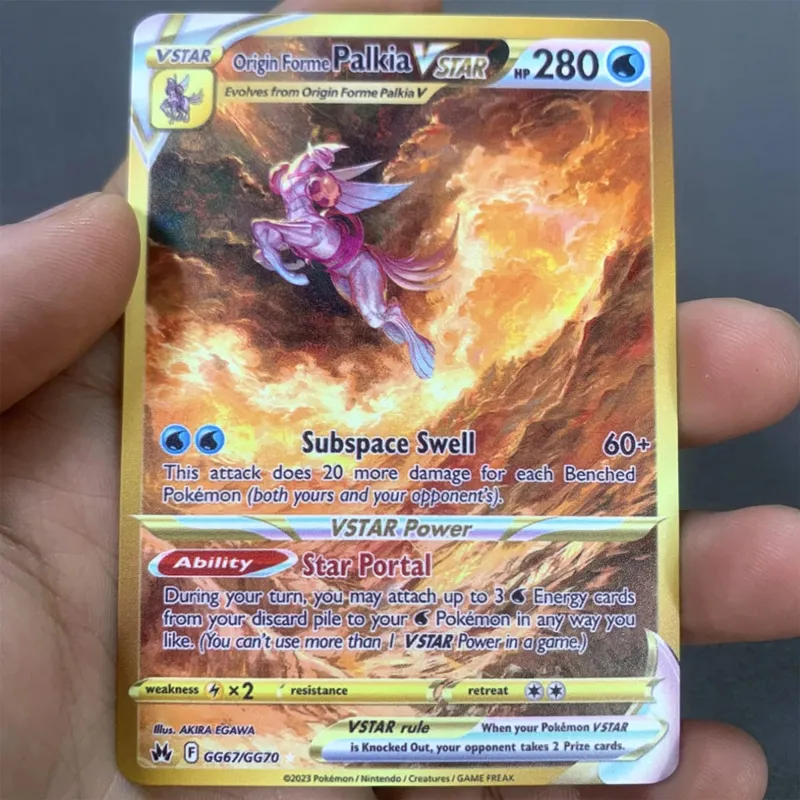 Tiếng Anh Kim Loại Pokemon Thẻ DIY Arceus Mewtwo Charizard Pikachu Sắt Sáng Bóng Pokémon GX Vmax EX Trò Chơi Trẻ Em Bộ Sưu Tập Thẻ Đồ Chơi Quà Tặng