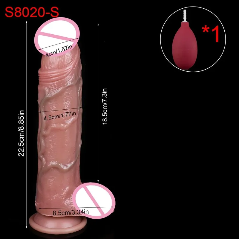 5 Styles Ultra Squirting Dildo Anal Plug Sex Toys For Men Women Gay Masturbator Ejaculating Adult Toys