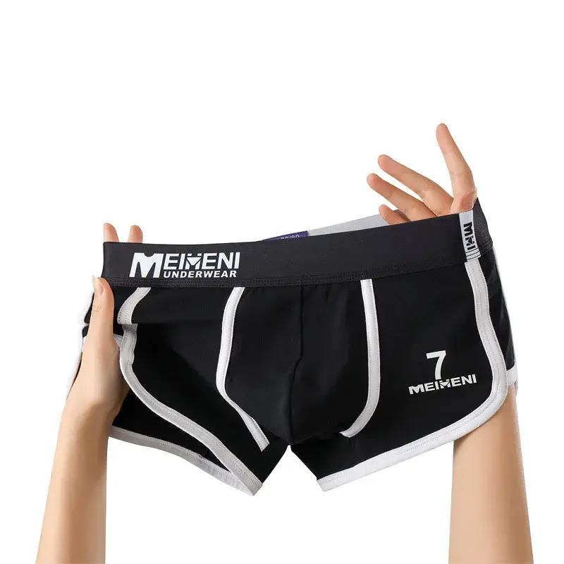 Nam Thân Fashoin Co Giãn Mũi Tên Quần Short U Lồi Túi Breathbale Quần Lót Calzoncillo Hombre Quần Lót 3D Đáy Quần Boxer