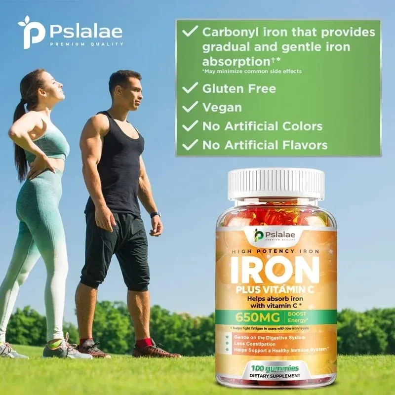 Iron Gummies 650 Mg - Promotes Red Blood Cell Production Relieves Fatigue Gently Absorbs Iron and Improves Energy — image 6