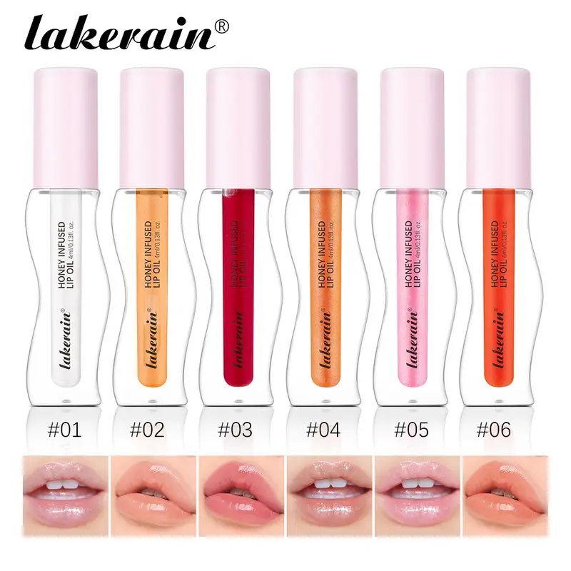 Crystal Fruit Honey Essence Lip Oil Sexy Plump Lip Jelly Strawberry Tinted Lip Liquid Waterproof Moisturize Oil Lipgloss Makeup — image 2