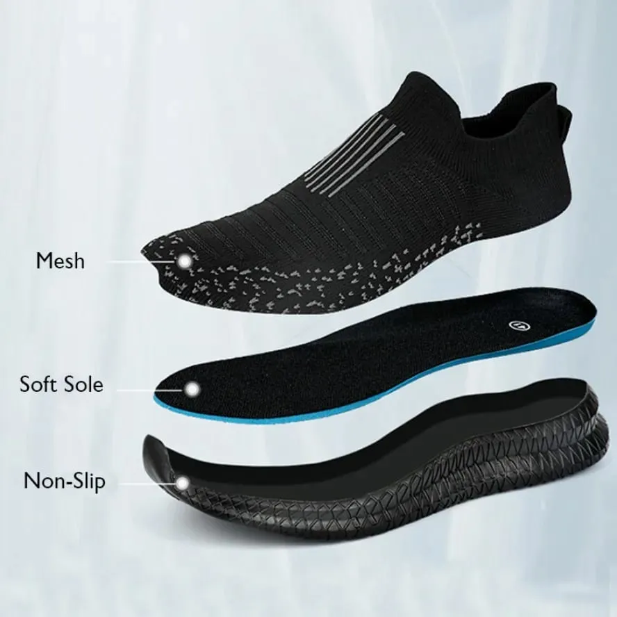 2026 Breathable Men Casual Shoes Lightweight Outdoor Male Walking Shoes Anti-slip Men's Sneakers Slip on Flats Vulcanized Shoes