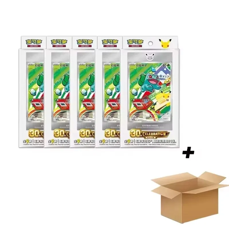 Original Pokemon 30th Anniversary Vol.1 Vol.2 Vol.3 Original Partner Special Illustration Set Gift Box PTCG Collectible Cards — image 9