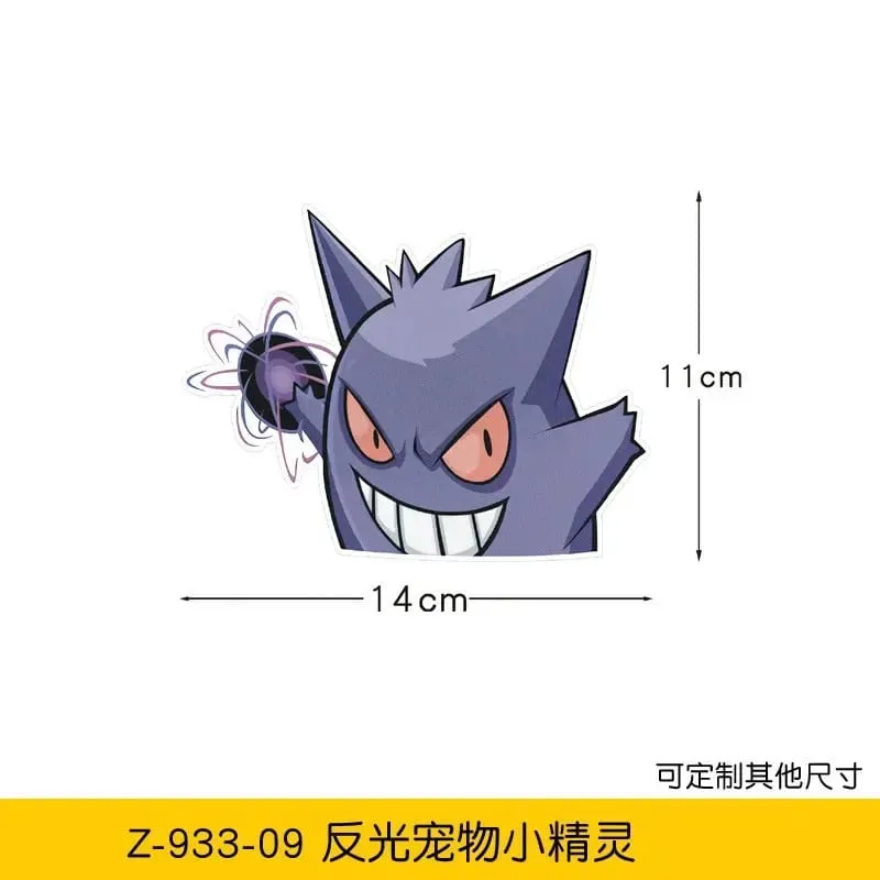 20 Phong Cách Pokemon Xe Ô Tô Anime Hình Pikachu Gengar Eevee Charmander Hoạt Hình Dễ Thương Búp Bê Sáng Tạo Miếng Dán Quà Tặng Sinh Nhật