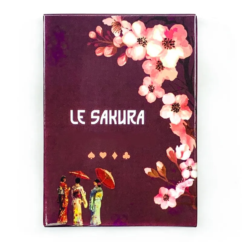 משחק קלפים חדש של Le Sakura 36 קלפים פריחת דובדבן מסוגנן וקומפקטי כולל ספר הדרכה אידיאלי לנסיעות תרגולים רוחניים