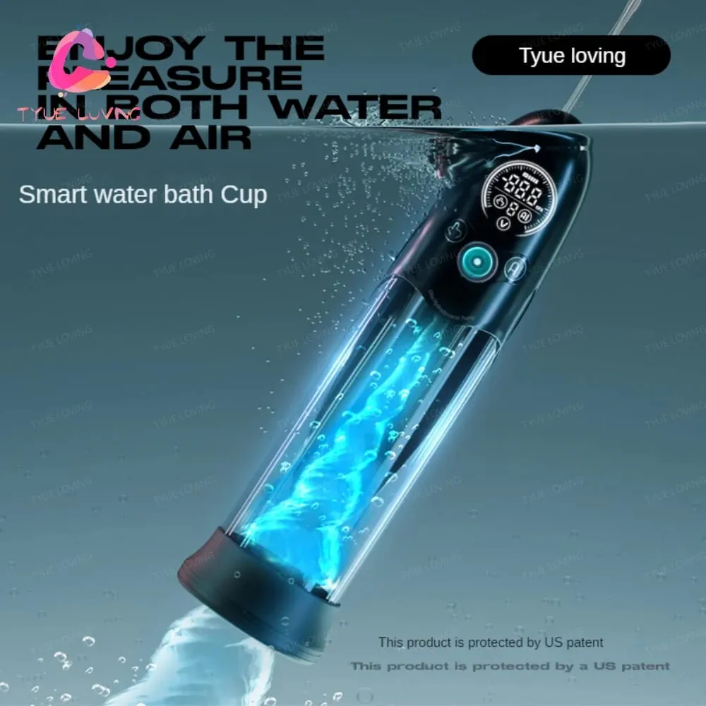 Electric Penis Pump - Water Bath Vacuum Enlarger for Men | Effective Massage & Enlargement Trainer | Premium Male Sex Toy