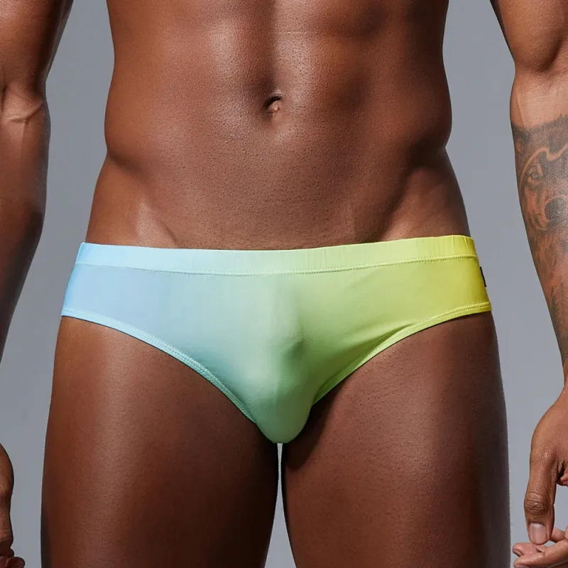 Men's Low Waist Briefs Breathable Gradual Cartoon Print Underwear Sexy Triangle Pants for Men — image 18