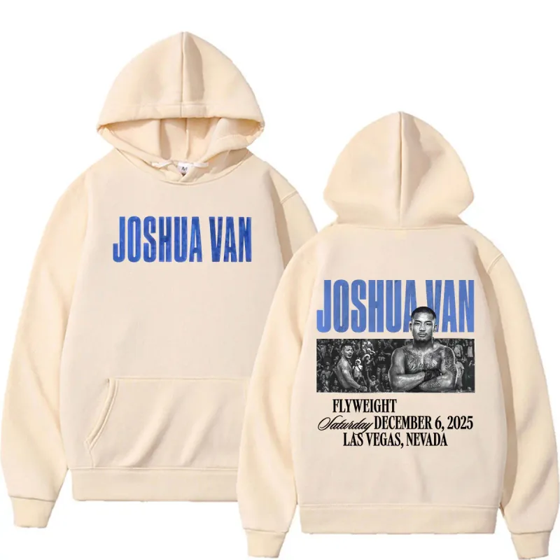 Joshua Van The Fearless Fan Geschenke Hoodies Herrenbekleidung Gewalt Ästhetisches Sweatshirt Lässiger Bodywarmer Fleece Hoodie Pullover