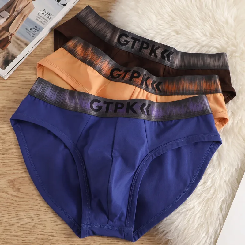 1/3PCS 95% Cotton Soft Comfortable Lingeries for Man High Stretch Men's Underwear Breathable Antibacterial 3D Mesh Pouch Briefs — image 18