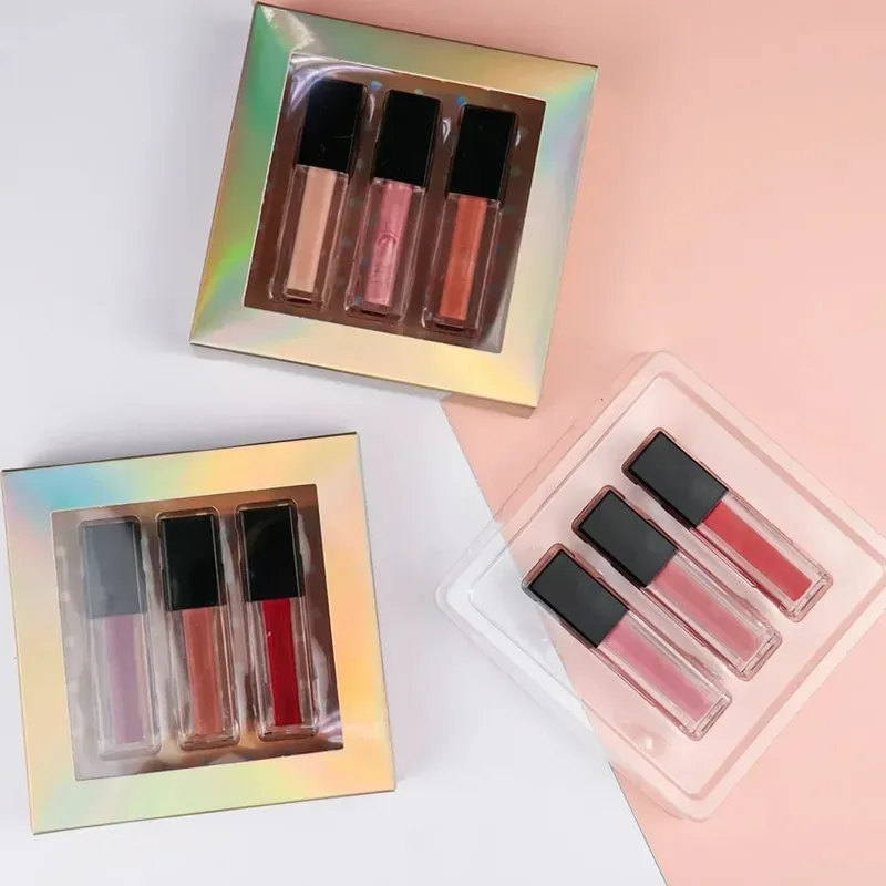 Vegan Σετ Μακιγιάζ Private Label Liquid Liquid Lipstick Waterproof Cruelty Free Kit De Maquillaje Makeup Kit Προσαρμοσμένο λογότυπο — image 3