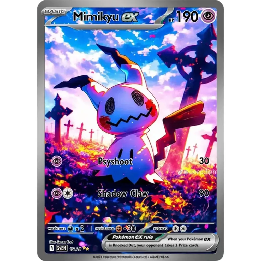 כרטיסי אוסף TCG Mimiku עשה זאת בעצמך באיכות גבוהה כרטיס יחיד כרטיס קלאסי משחק אנימה צעצוע מתנה
