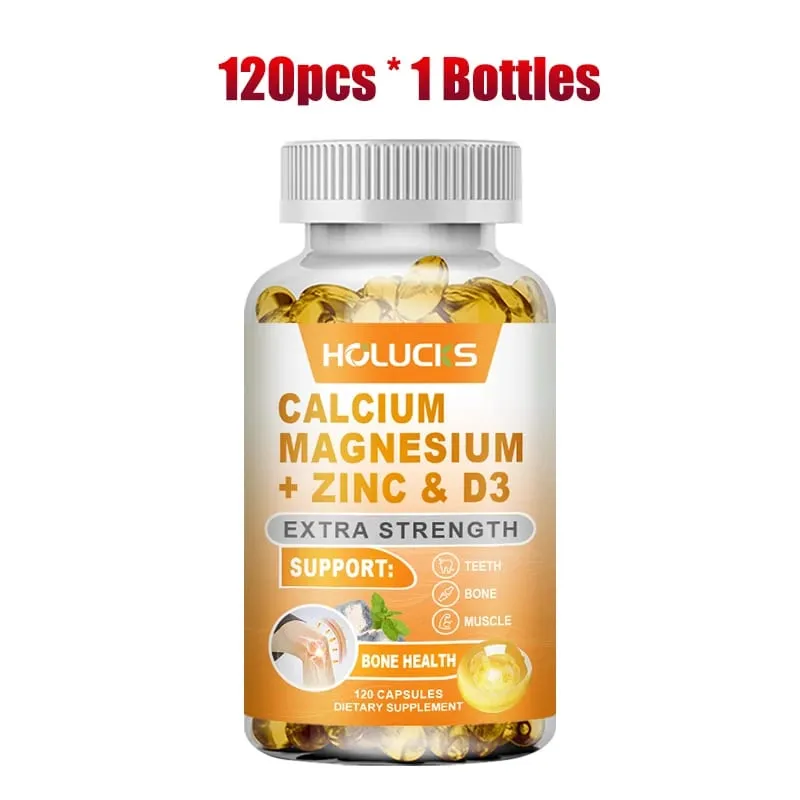 Organic Calcium Support Supplements with Magnesium Zinc & D3 Strengthen Bone Teeth & Nerve Wellness for Daily Life — image 8