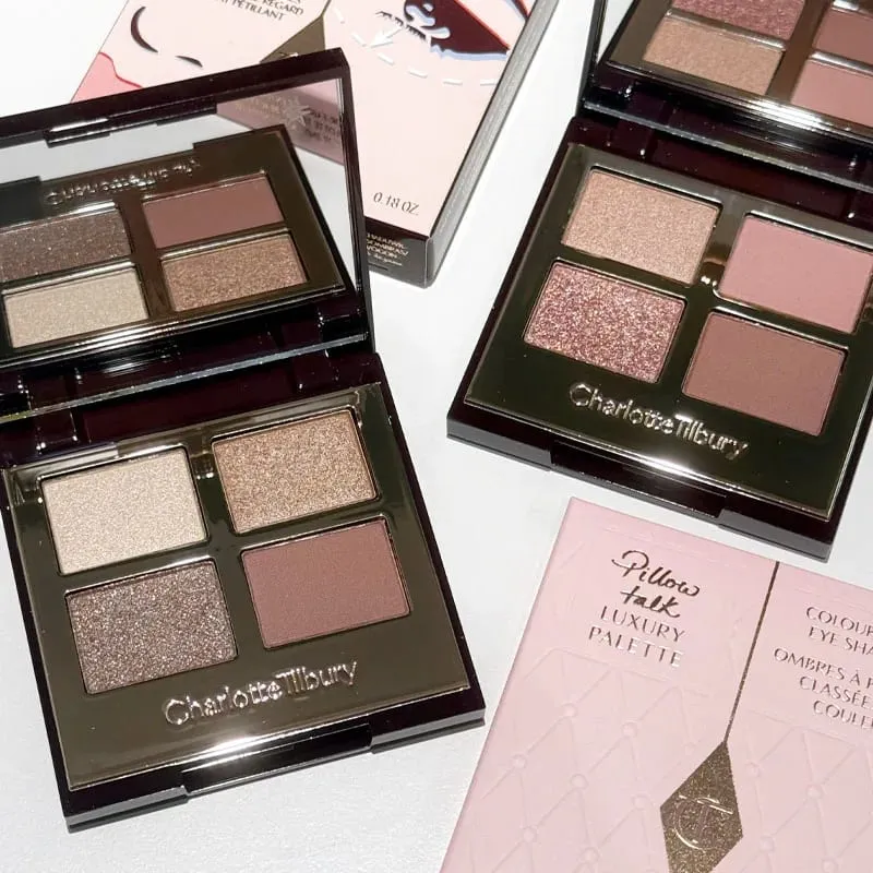 Μακιγιάζ μάρκας Charlotte Tilbury 4 χρωμάτων Δίσκος σκιάς ματιών 5,2 g Μαξιλάρι Talk Nature Easy To Color Foundation Καλλυντικά για σκιές ματιών