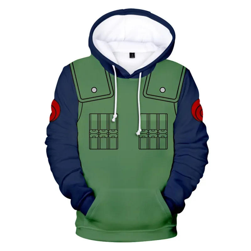Bandai Naruto 3D Anime Sweat à capuche – Streetwear pour homme Cosplay Harajuku et style Y2K – Tendance et confortable — image 9