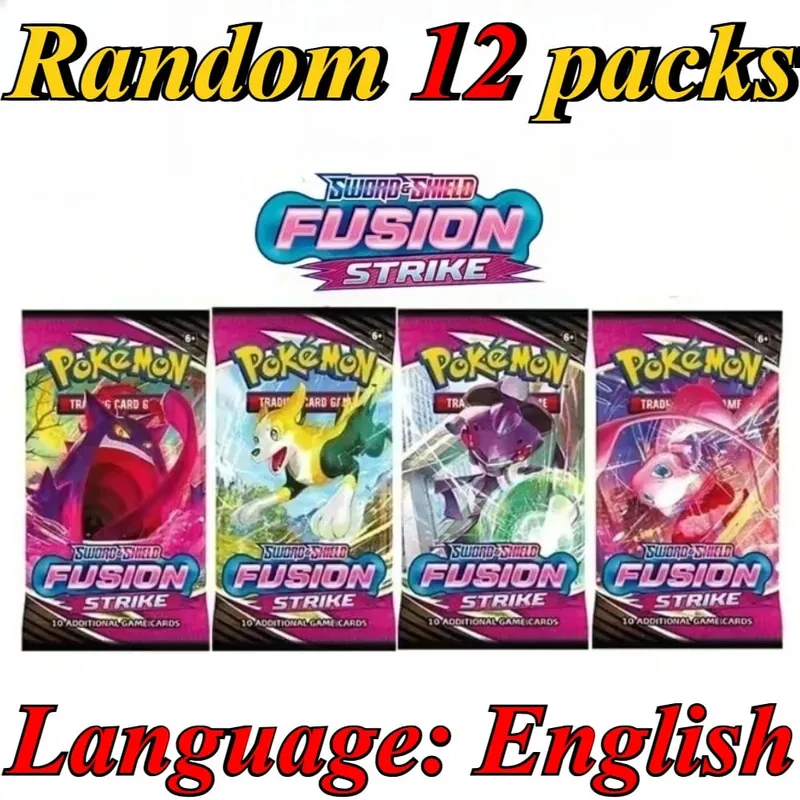 10 πακέτα καρτών Pokémon Bright Stars 151 Prismatic Evolutions PALDEAN FATES English Reinforcement Battle Δώρο κάρτα συναλλαγής