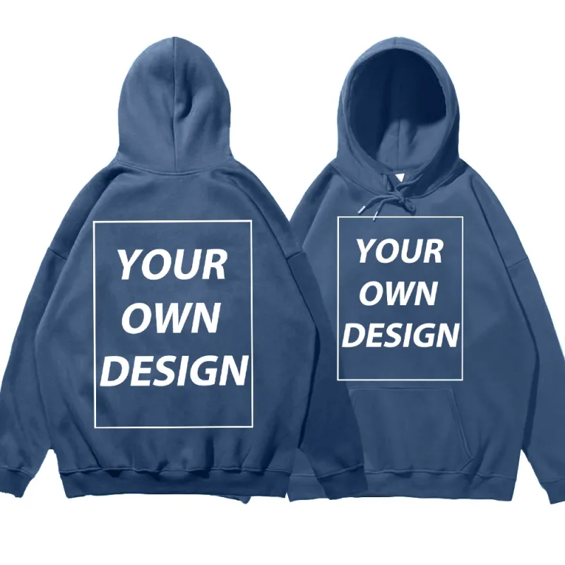 ที่กำหนดเอง DIY พิมพ์ผู้ชายผู้หญิงฤดูใบไม้ร่วงฤดูหนาว Hoodies Casual CLASSIC Pullovers ง่าย Comfy Streetwear นุ่มกีฬาเสื้อผ้า