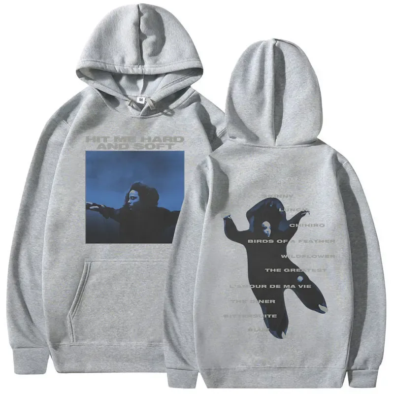 Hit Me Sert ve Yumuşak 2024 Tur Kapüşonlu Erkek Kadın Moda Vintage Harajuku Sweatshirt Uzun Kollu Büyük Boy Kazak Hayranları Hediye — image 12