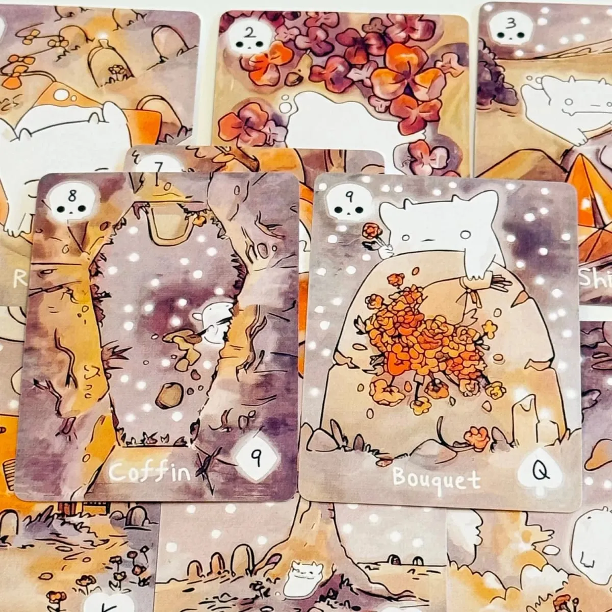 Lil Phantasm Lenormand Oracle Deck 36 יחידות אורקל כרטיסים למסיבה משפחתית משחק קלפי משחק לוח