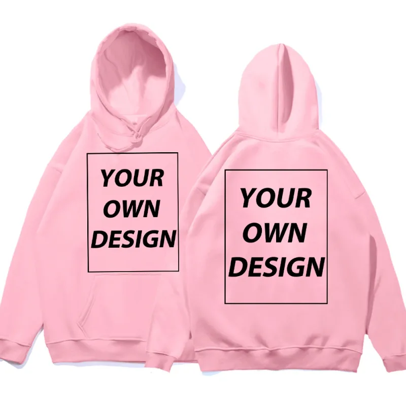 ที่กำหนดเอง DIY พิมพ์ผู้ชายผู้หญิงฤดูใบไม้ร่วงฤดูหนาว Hoodies Casual CLASSIC Pullovers ง่าย Comfy Streetwear นุ่มกีฬาเสื้อผ้า