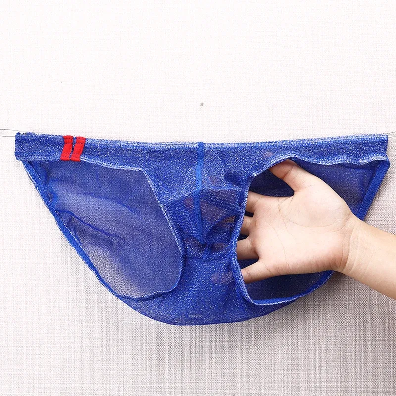 Herren-Unterwäsche-Slips, ultradünn, atmungsaktives Mesh-Höschen mit niedrigem Bund — image 27