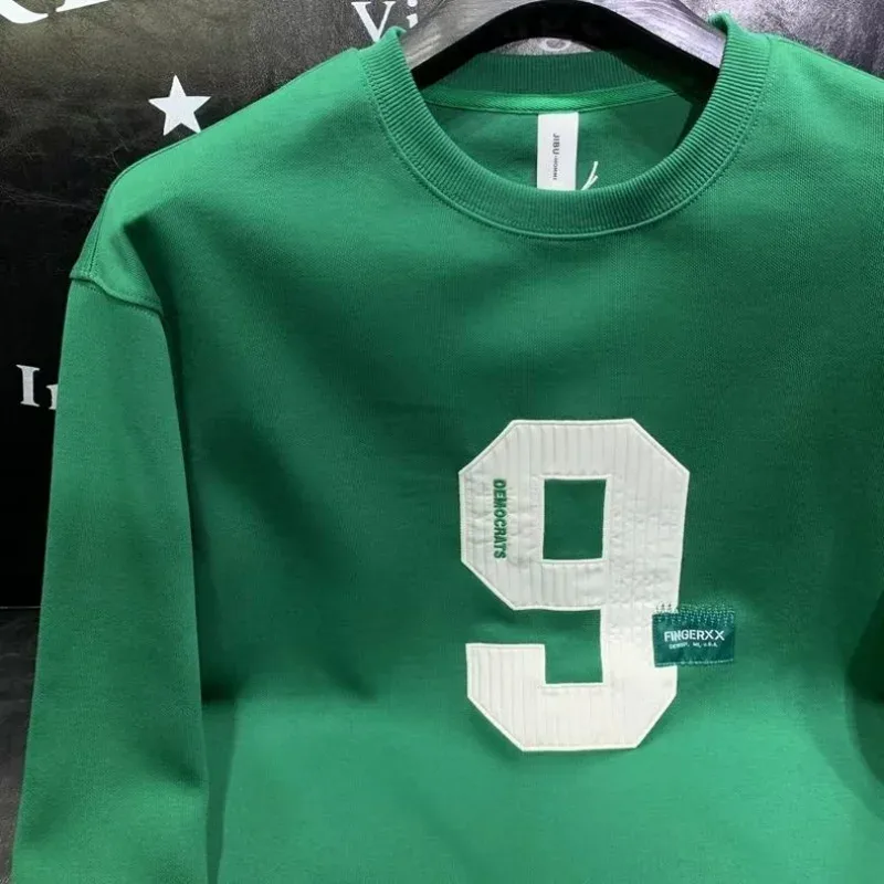 Lente Herfst heren trendy eenvoudig casual all match sweatshirt Y2K streetwear ronde hals truien met lange mouwen mannelijke losse hoodies