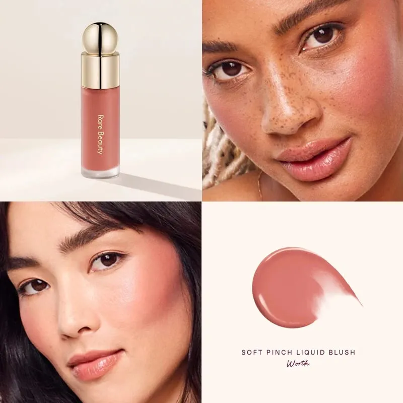 Rare Beauty Liquid Blush Μεταξένιο και Γλιστρά στην Ομαλή Φύση Μεγάλης διάρκειας Πλούτο Happy Hope Delight Stained Lipstick Gloss Μακιγιάζ
