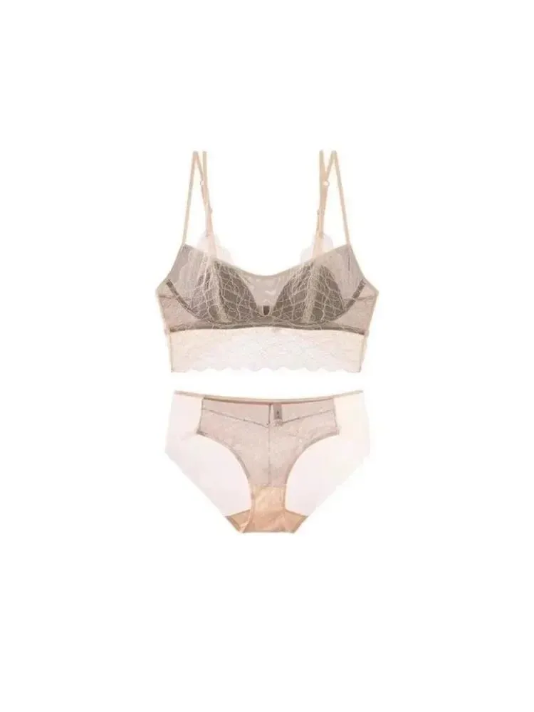 Sexy Lace Bralette No Underwire | Γαλλικό Triangle Cup σουτιέν | Καλοκαιρινό λεπτό αναπνεύσιμο για γυναίκες | Εσώρουχα αδυνατίσματος με λουράκια στην πλάτη — image 6