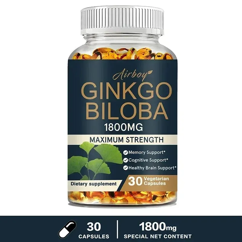 Ginkgo Biloba Supplement - Memory and Learning Promotes Brain Health Improves Clarity Improves ConcentrationSupplement — image 8