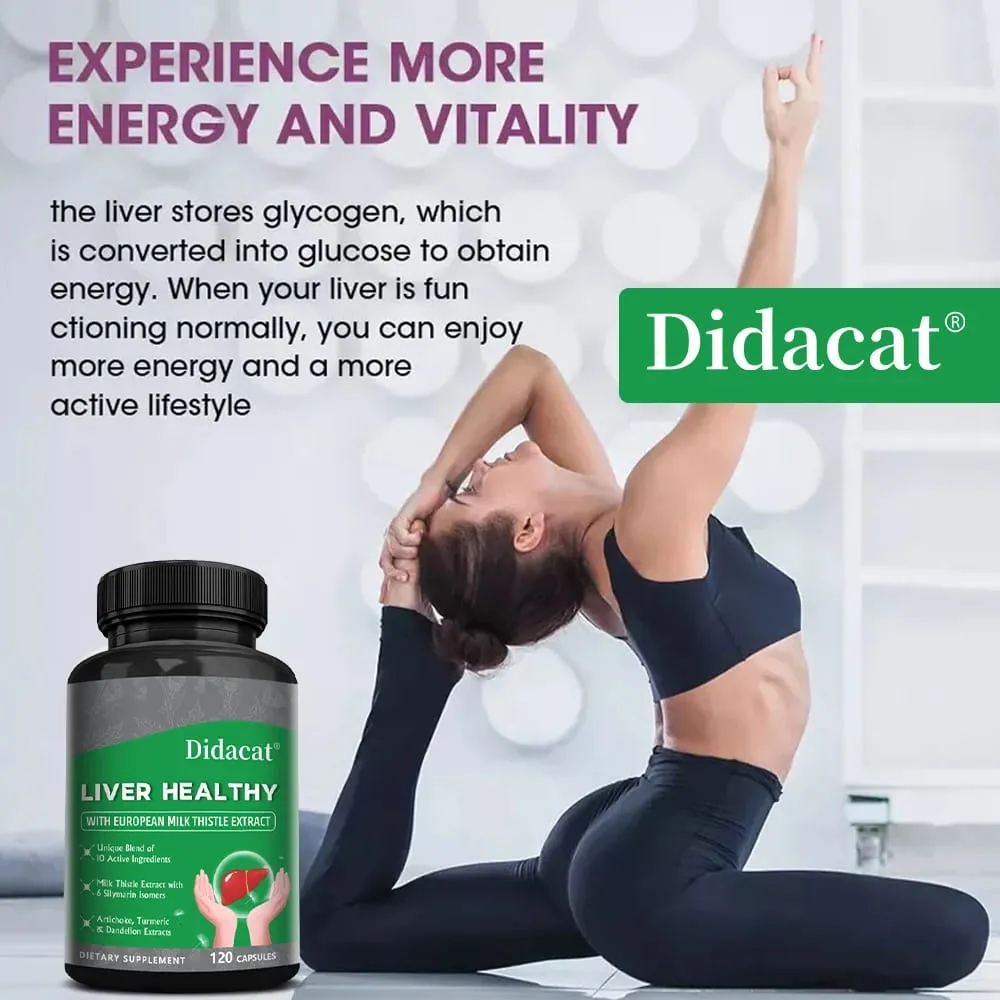 Natural Artichoke + Milk Thistle Extract - A Cleansing Detoxifying Supplement for Liver Health Immune Support and Skin Health — image 5