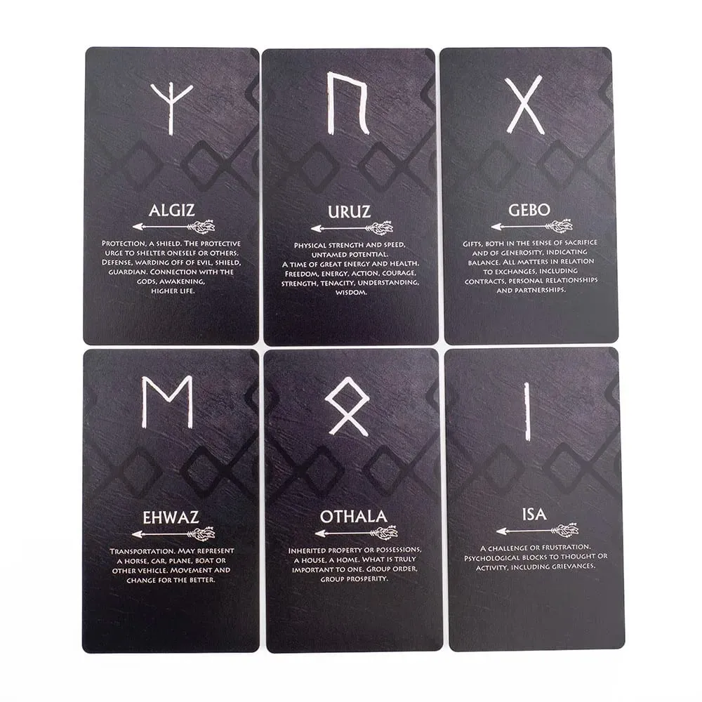 Tarot Runes Oracle Deck 26 Cards 10*6,3cm Επιτραπέζιο παιχνίδι για Life Lighting and Transformation — image 4