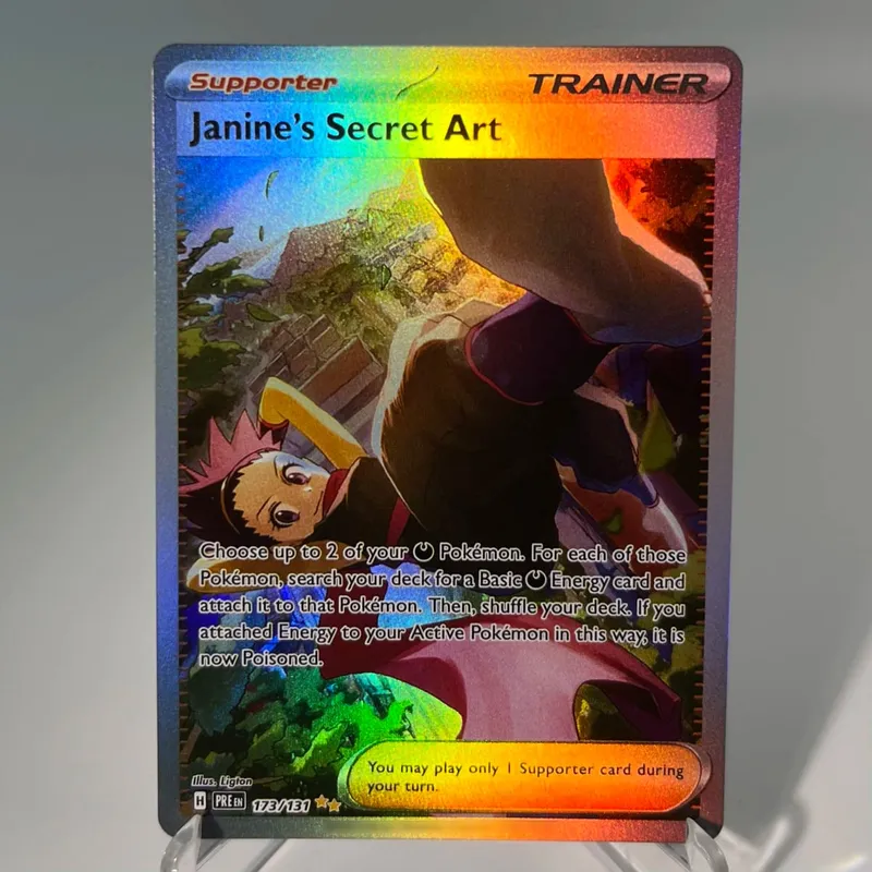 Prismatic Evolutions PKM Cards PTCG5-A GX Rainbow Umbreon Sylveon Leafeon ex Rare Collection Battle Toys Δώρα για χόμπι — image 36