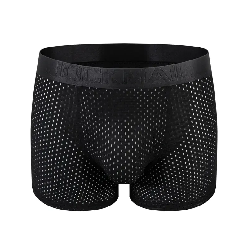 Erkek Sandıklar Dahili Sahte Popo Kalça Kaldırıcı Artırıcı Şort Boxer Külot Yastıklı İç Shapewear Külot Naylon Nefes — image 6