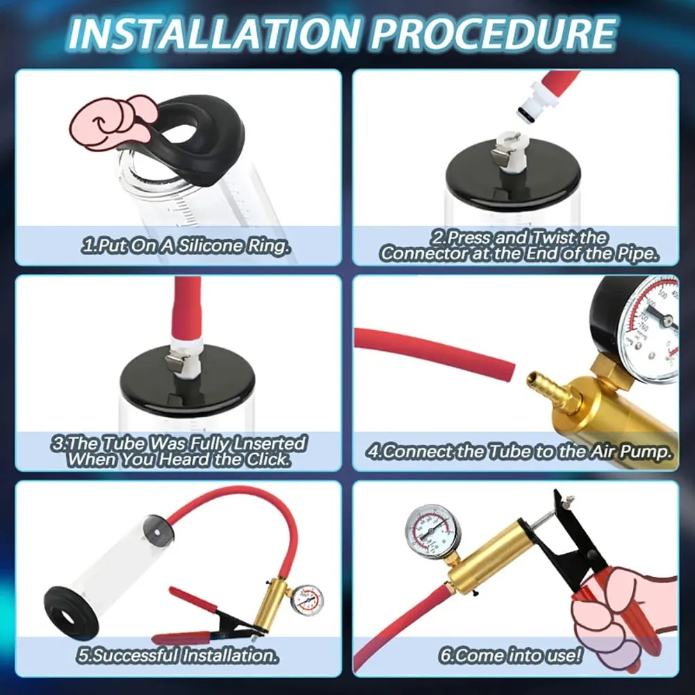 Sex Toy for Men Penis Pump Delay Endurance Trainning Reduce Sensitivity Vacuum Penis Extender Intimate Care Sex Adult Goods — image 3