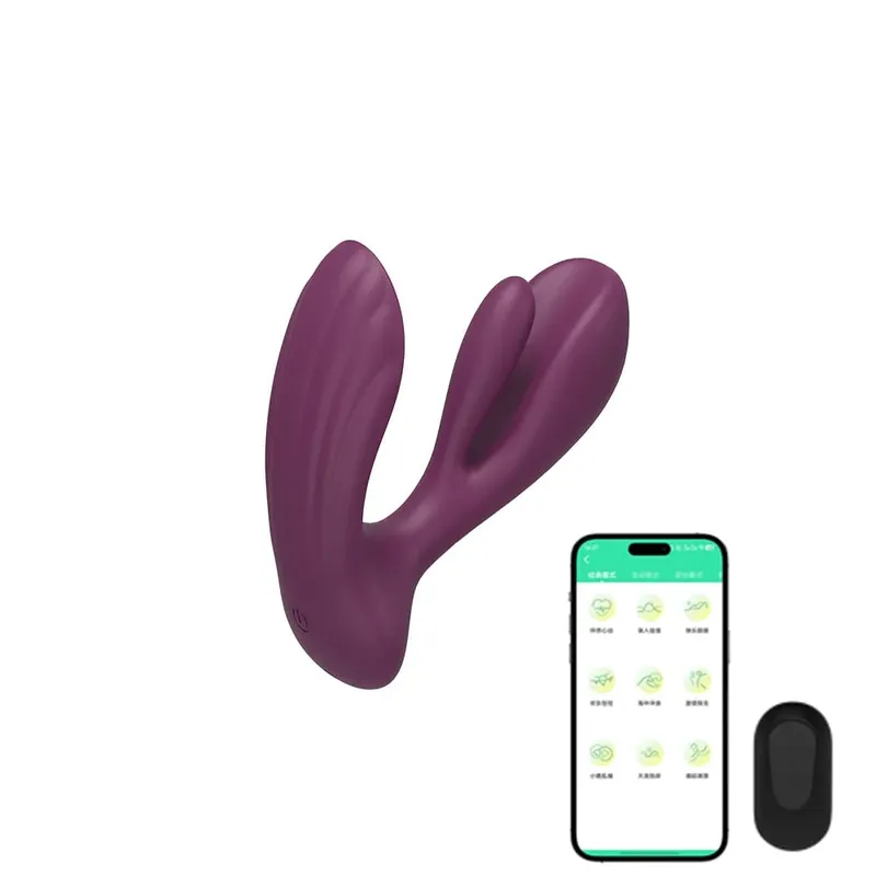 Vibrator G Spot לביש לנשים APP שלט רחוק 10 רטט 3 מצבי סיבוב גירוי דגדגן צעצוע מין נשי אורגזמה