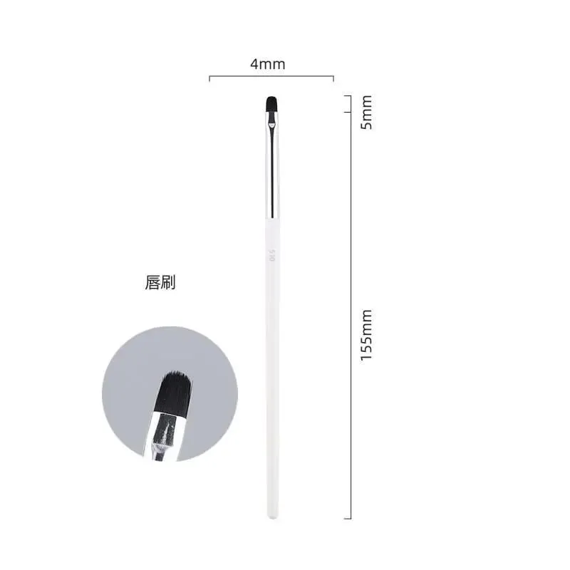 1db fehér púderes smink ecsetek 3D folyékony alapozó alap smink ecset szemhéjfesték keverés Részletek Arc Szem korrektor Szépség eszköz — image 9