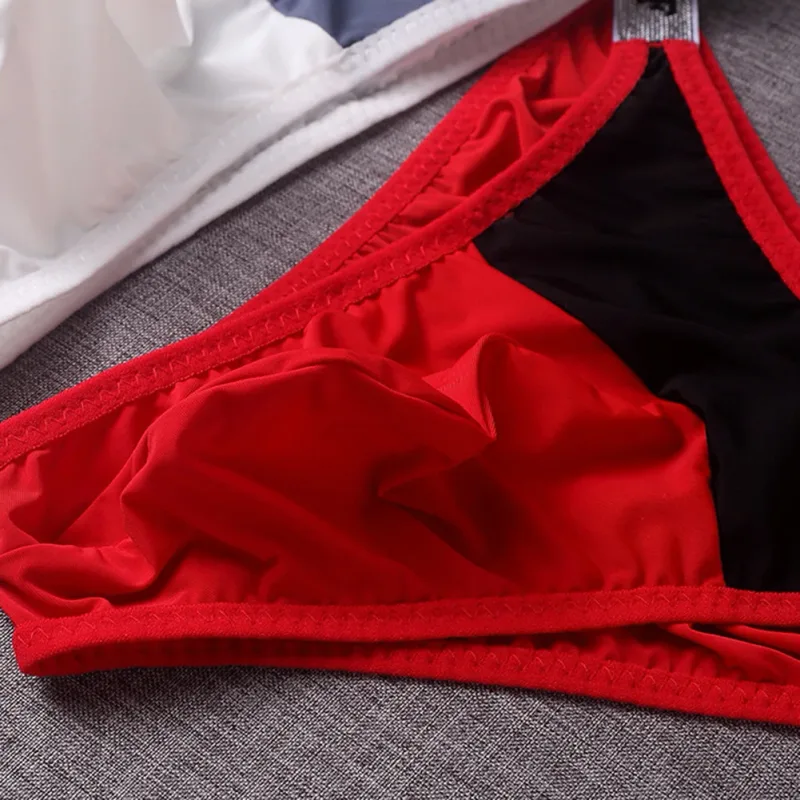 1PC Men Sexy Underwear Briefs Minimalist Sexy T-shaped Pants Low Waist Pouch Panties Breathable Thin Underpants — image 11