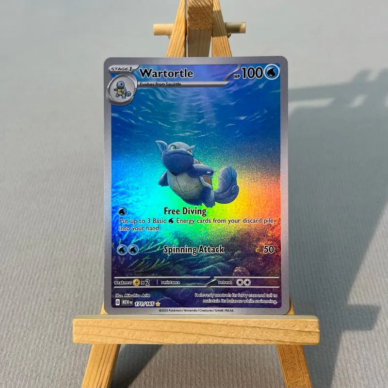 MEW PTCG13-003 Tcg proxy PKM Cards Charizard ex Bulbasaur Charmeleon Rare Collection Battle Toys Δώρα για χόμπι στο σπίτι — image 13