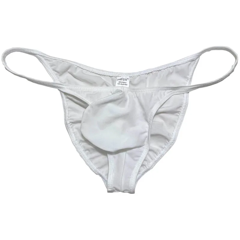 Men's Soft Micro Briefs Underwear Breathable Lightweight Ultrathin Bikini Briefs Men Low Rise Mini Triangle Cut Mini Panties — image 1