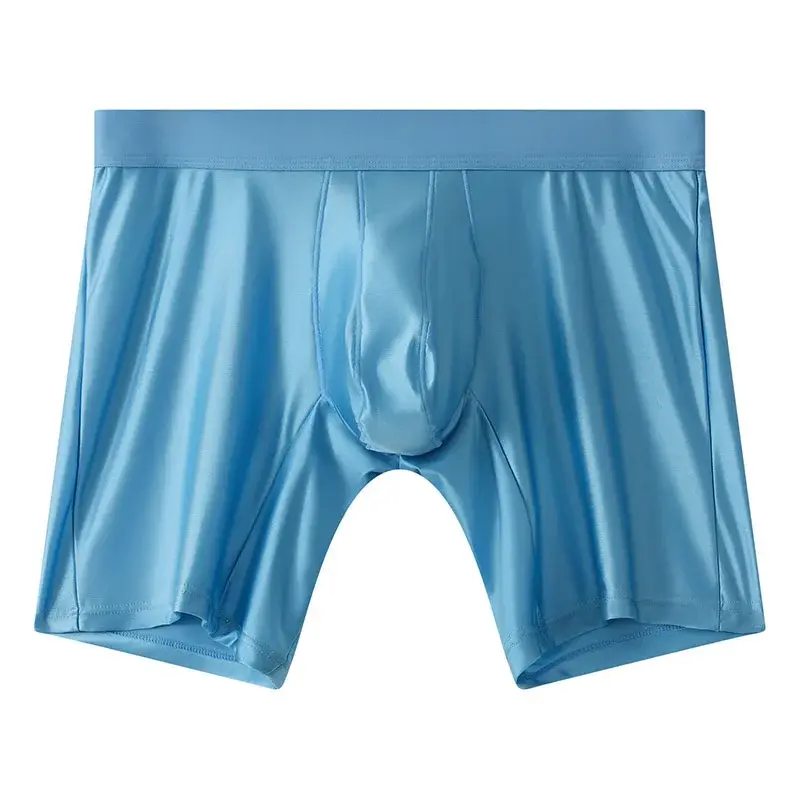 M-xxl Mens Underwear Boxers Solid U Pouch Panties For Man Extended Leg Boxer Shorts Homme Middle Waist Sports Underpants Male — image 15
